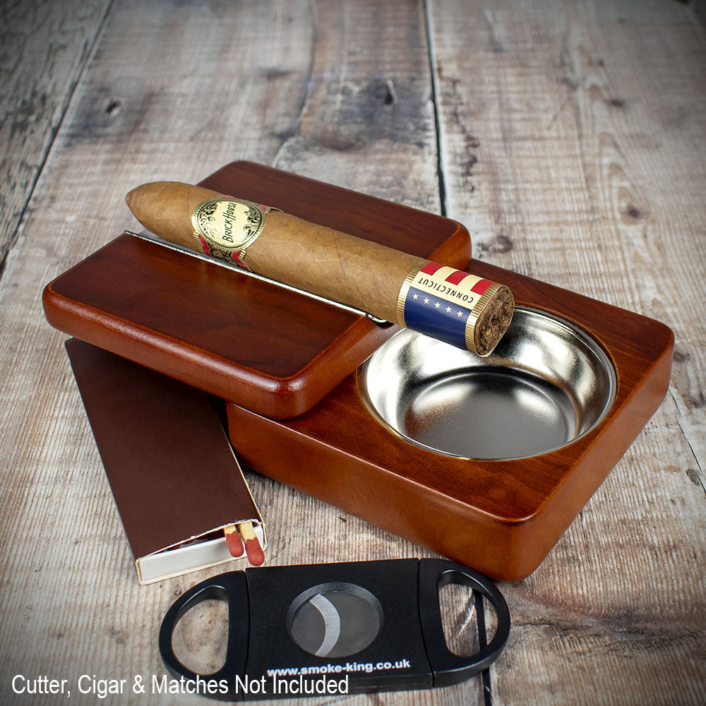 Cigar Rest + Ashtray Rosewood