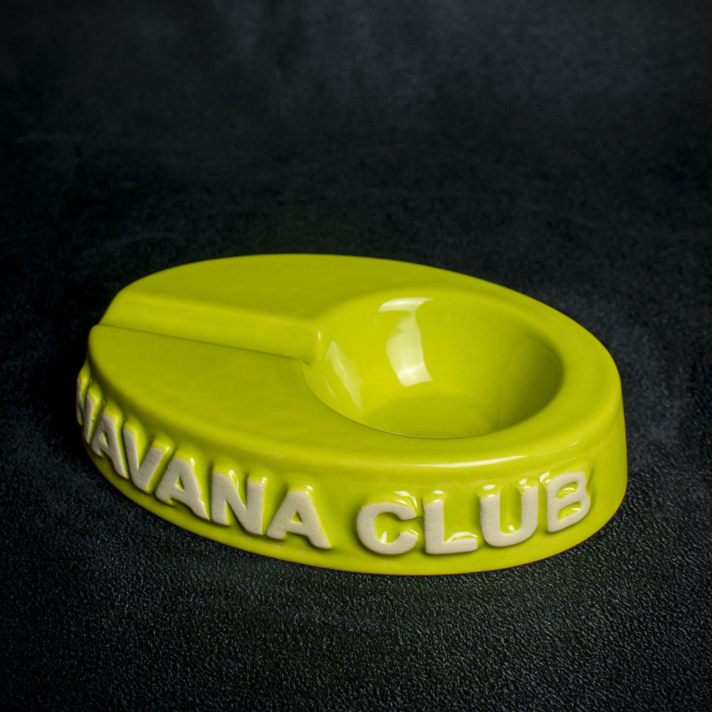 Havana Club Collection Ashtray -  Single Cigar Ashtray - Fennell Green