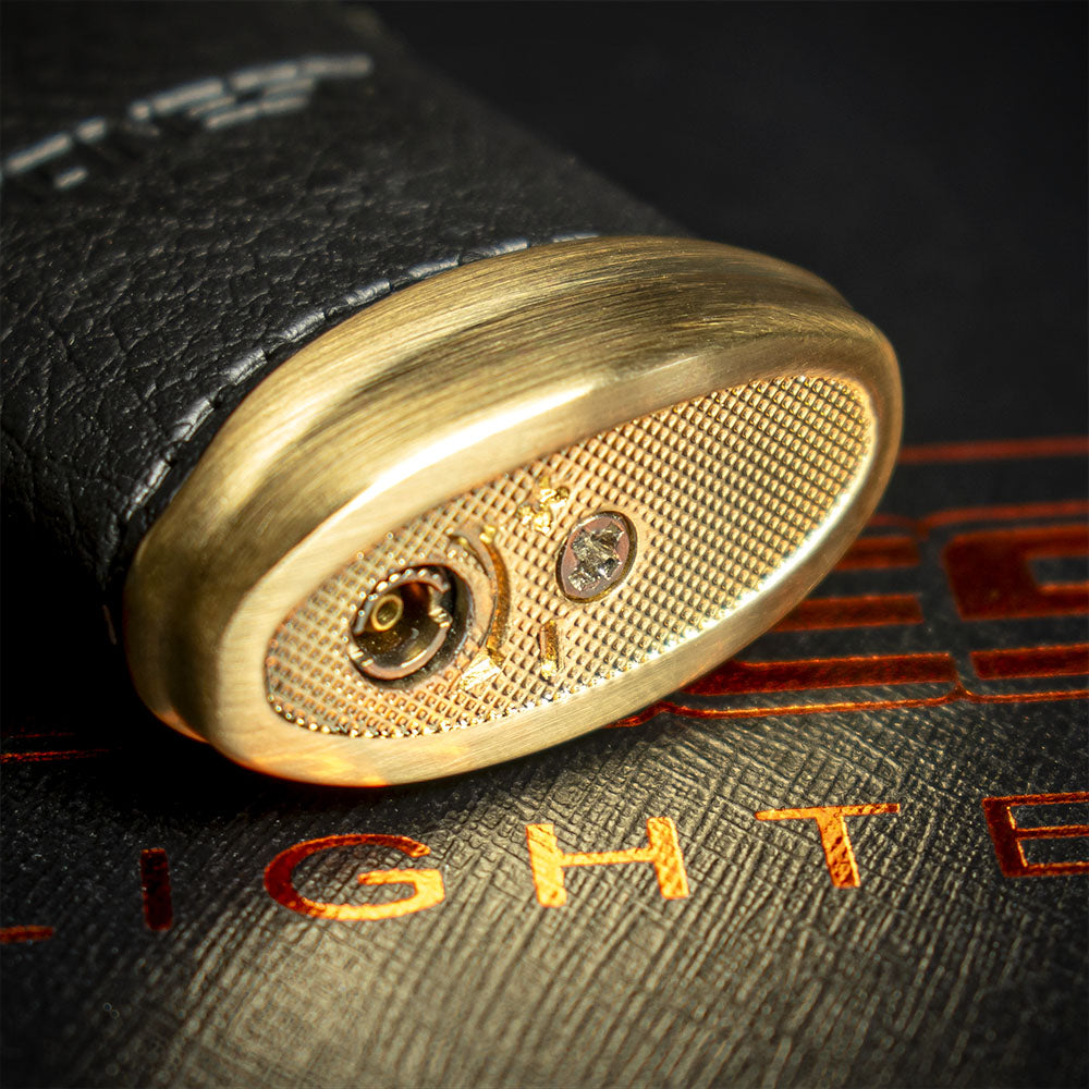 Lighter & Ashtray Set - Gold