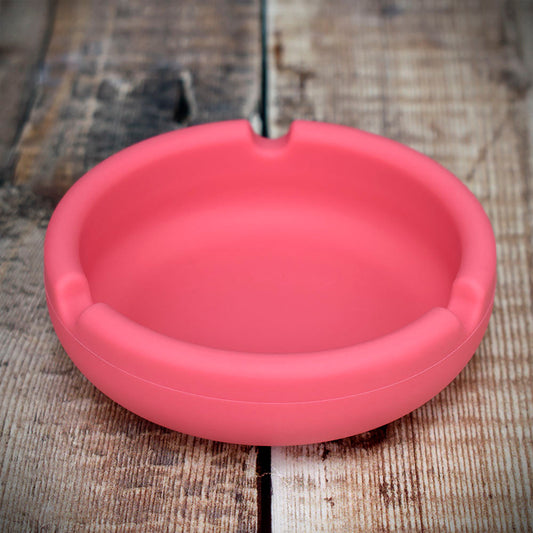 Silicone Cigarette Ashtray - Coral Pink