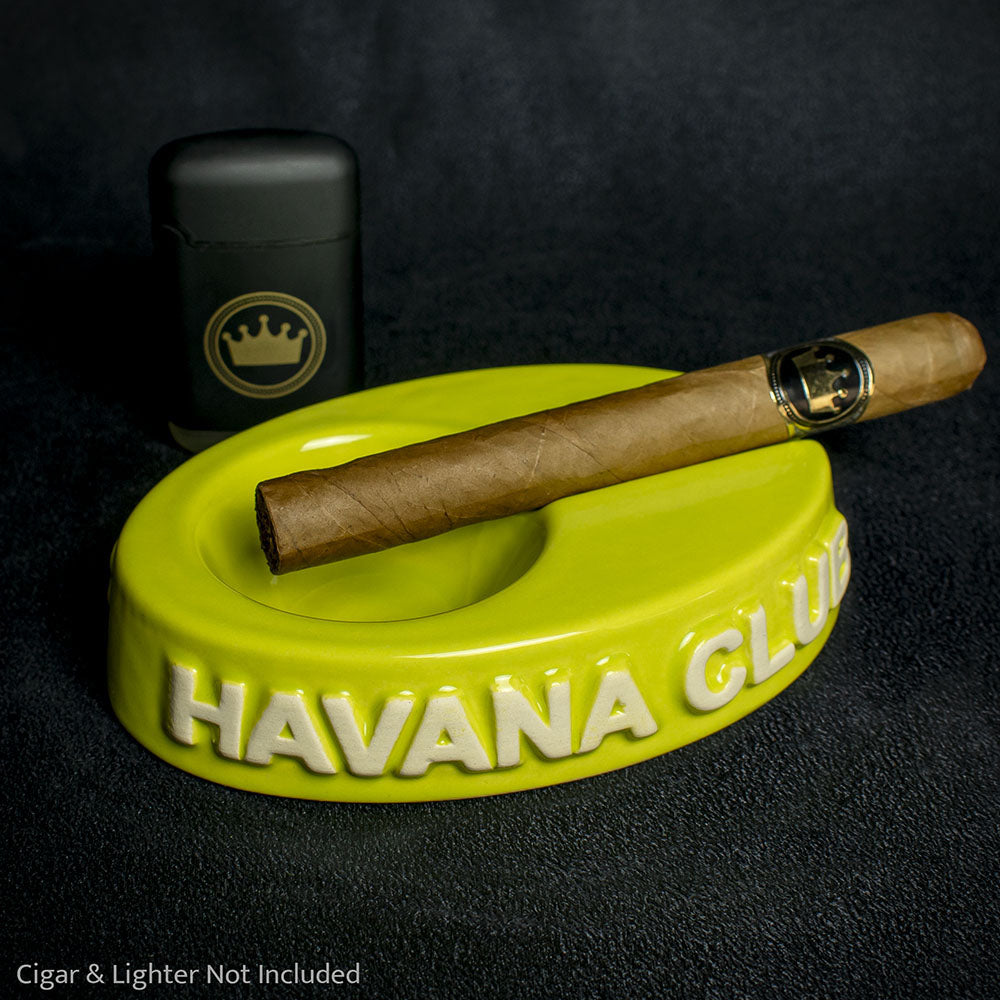 Havana Club Collection Ashtray -  Single Cigar Ashtray - Fennell Green