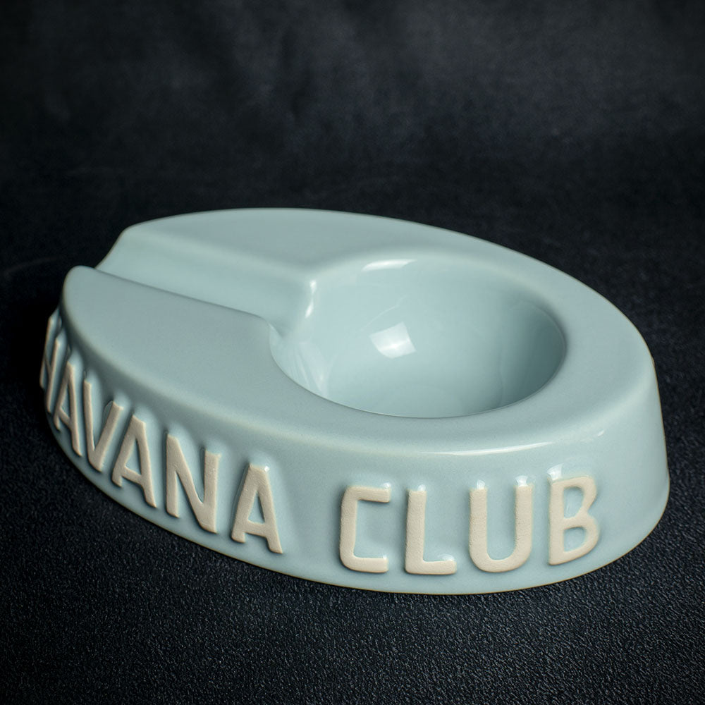 Havana Club Collection Ashtray -  Single Cigar Ashtray - Turqoise